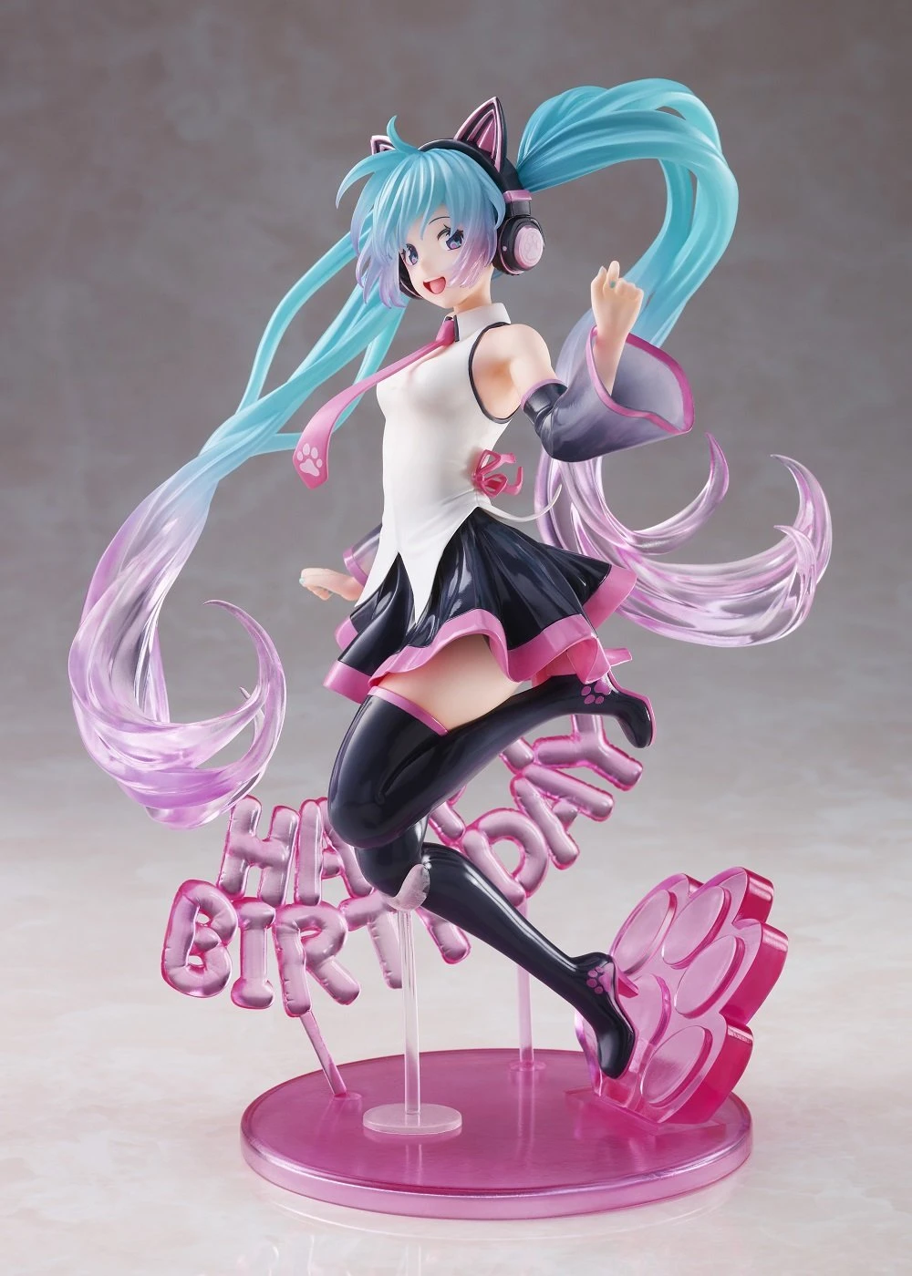 Hatsune Miku - 2021 Birthday AMP Prize Figure (Happy Cat Ver.) 4 Hatsune Miku - 2021 Birthday AMP Prize Figure (Happy Cat Ver.) - Image 2
