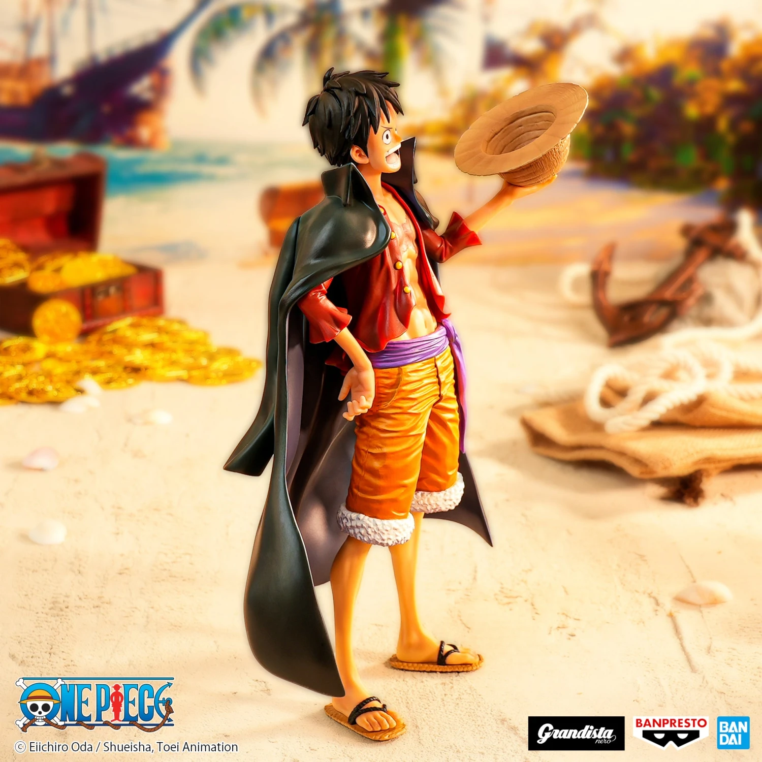 One Piece - Monkey D. Luffy #2 Grandista Nero Figure 6 One Piece - Monkey D. Luffy #2 Grandista Nero Figure - Image 4