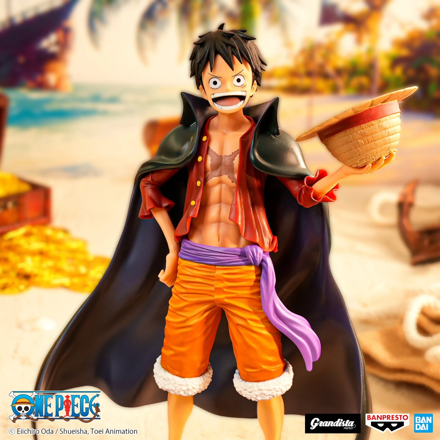 One Piece - Monkey D. Luffy #2 Grandista Nero Figure 8 One Piece - Monkey D. Luffy #2 Grandista Nero Figure - Image 6