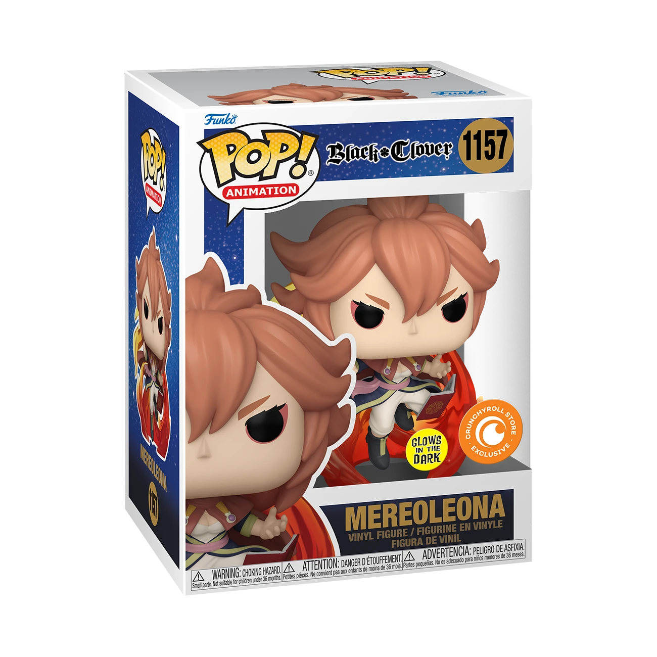 Black Clover - Mereoleona With Flame Fists Funko Pop! 4 Black Clover - Mereoleona With Flame Fists Funko Pop! - Image 2