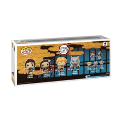 Demon Slayer - 4-Pack Funko Pop! -Hot Sale Crunchyroll Store 6963715276844 3 funko funko demon slayer kimetsu no yaiba 4 pack funko pop 32447853821996