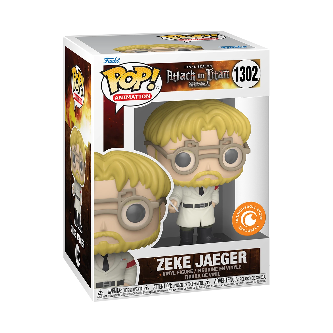 Attack On Titan - Zeke Jaeger W/ Cigarette Funko Pop! 5 Attack On Titan - Zeke Jaeger W/ Cigarette Funko Pop! - Image 3