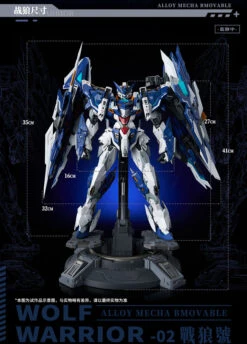 Original Character - Wolf Warrior Mega Mode 1/72 Scale Alloy Action Figure (Crystal Envoy Ver.)