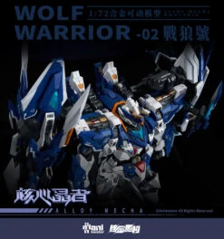 Original Character - Wolf Warrior Mega Mode 1/72 Scale Alloy Action Figure (Crystal Envoy Ver.) -Hot Sale Crunchyroll Store 69716519262132013